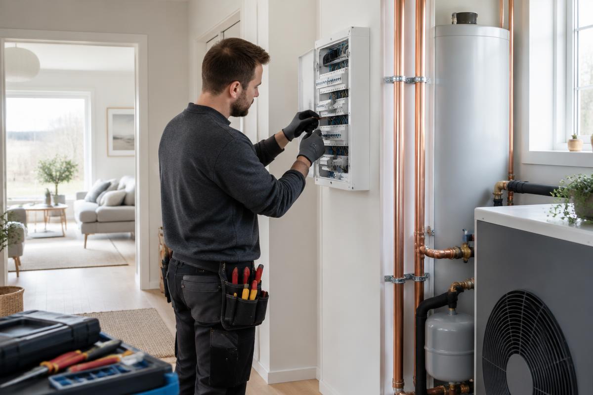 Hjelp med elektro, rør og energi